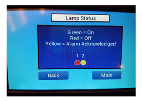 Lamp Status Screen